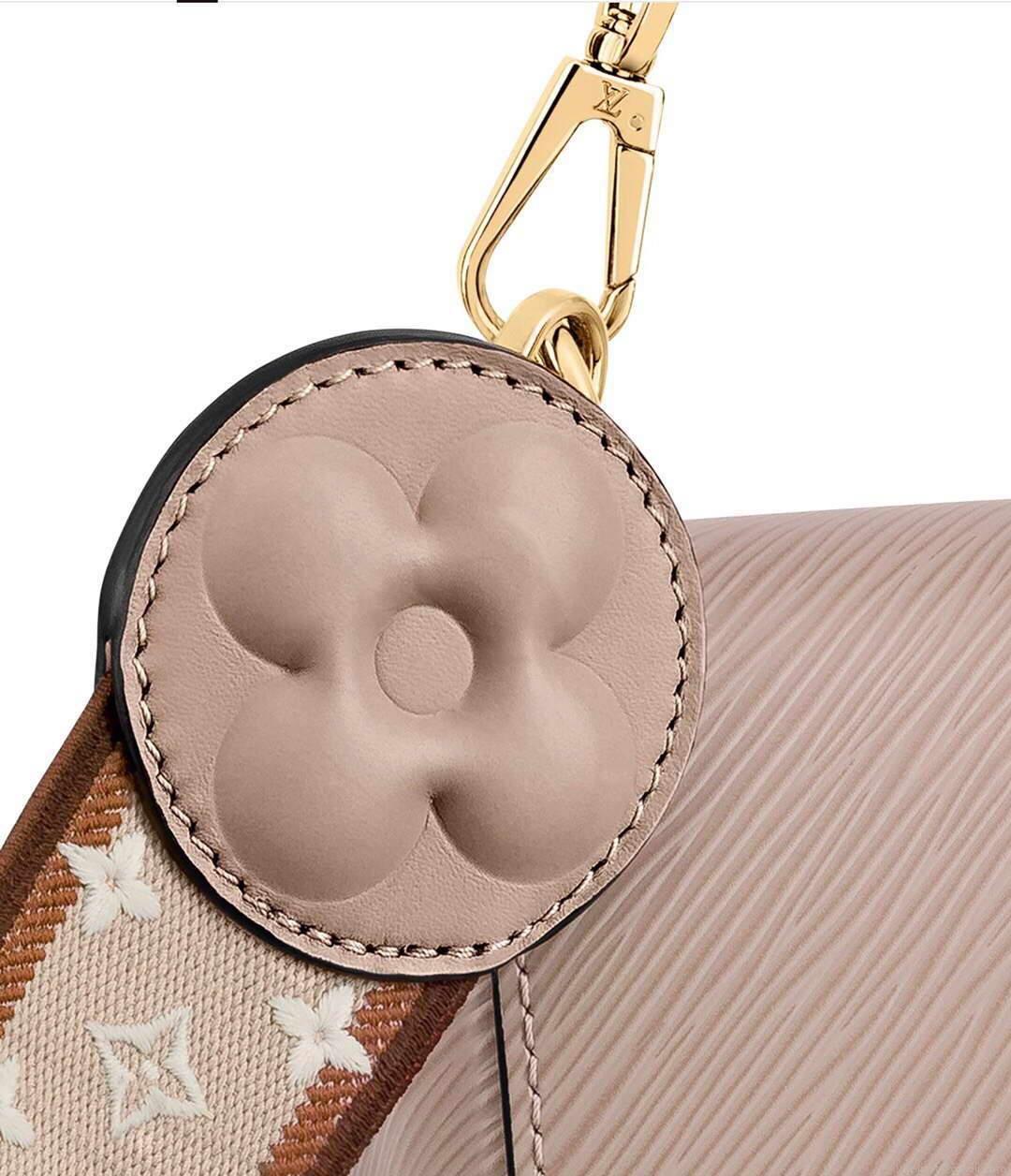 LV M57049 Louis Vuitton Twist PM Bag Epi Leather Galet