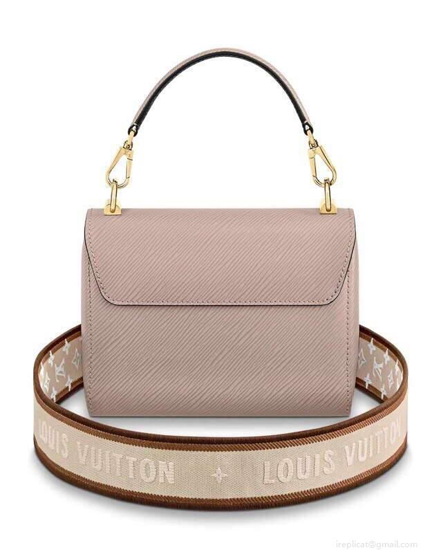 LV M57049 Louis Vuitton Twist PM Bag Epi Leather Galet