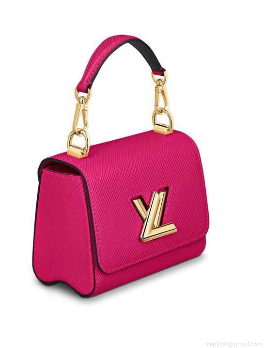 LV M57063 Louis Vuitton Twist MINI Bag M57049 Epi Leather Agathe Rose Pink