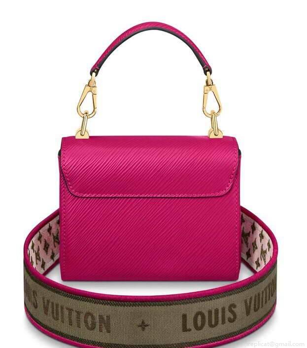 LV M57063 Louis Vuitton Twist MINI Bag M57049 Epi Leather Agathe Rose Pink