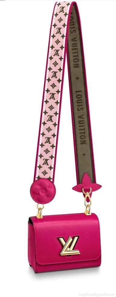 LV M57063 Louis Vuitton Twist MINI Bag M57049 Epi Leather Agathe Rose Pink