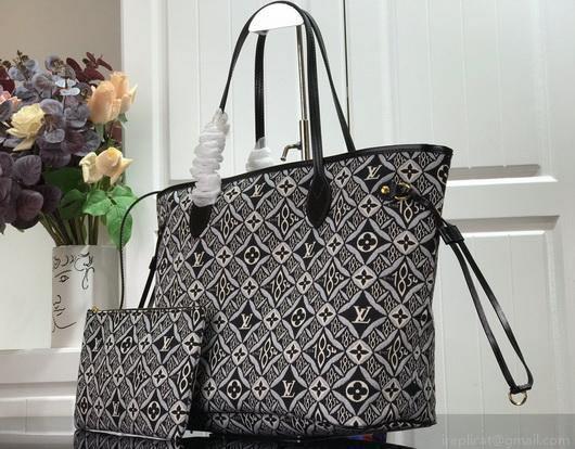 LV M57230 Louis Vuitton since 1854 Neverfull MM Shopping M57273 Bag Gray