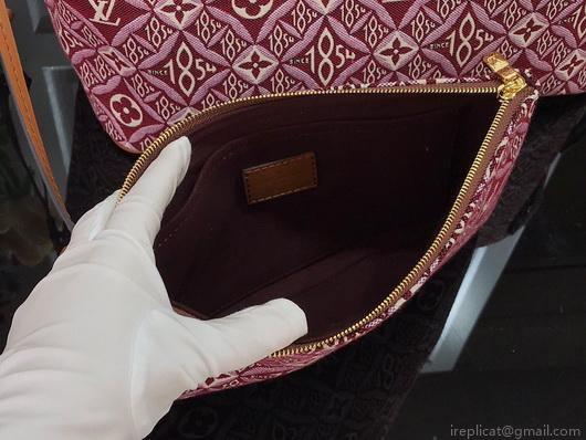 LV M57273 Louis Vuitton M57230 since 1854 Neverfull MM Shopping Bag Bordeaux