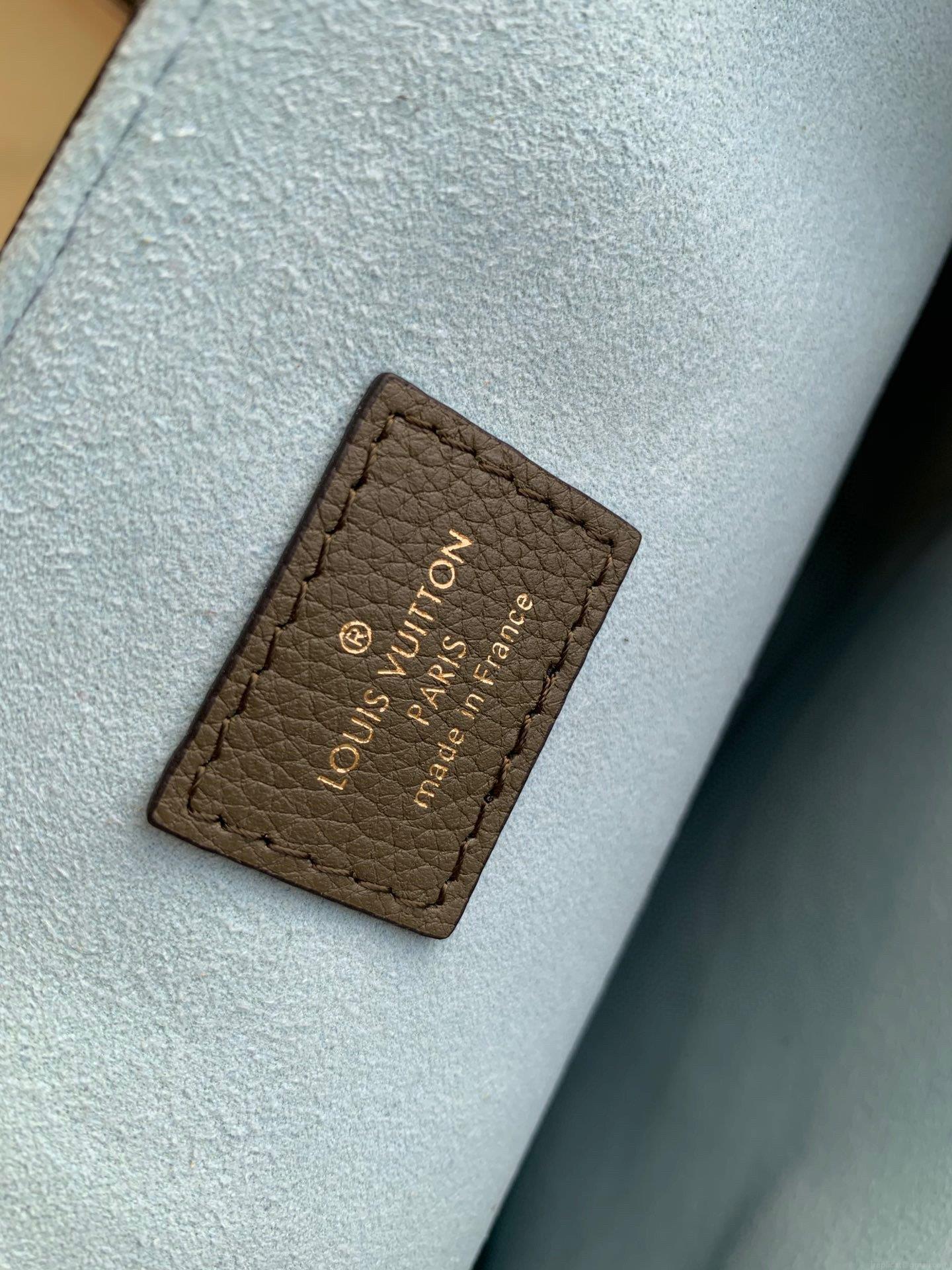LV M57345 Louis Vuitton M57346 Lockme Shopper M57347 Bag Grained Calf Leather Green