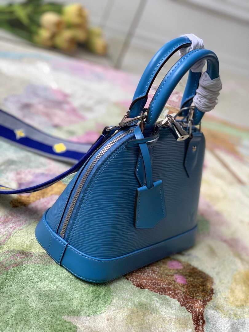 LV M57426 Louis Vuitton Alma BB Handbag Blue