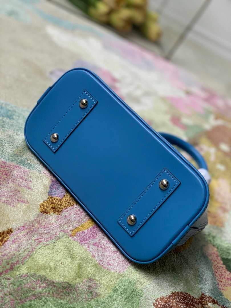 LV M57426 Louis Vuitton Alma BB Handbag Blue