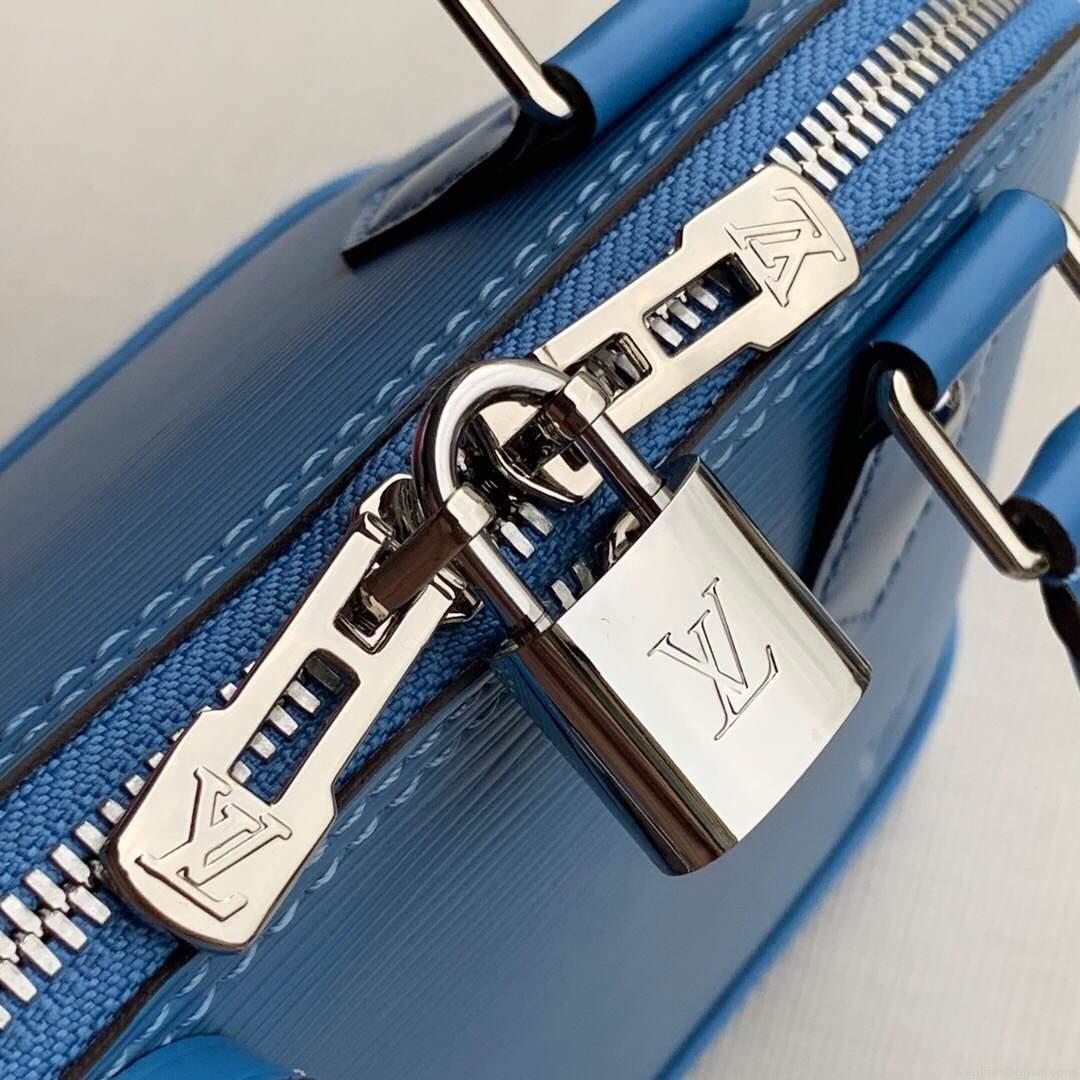 LV M57426 Louis Vuitton Alma BB Handbag Blue