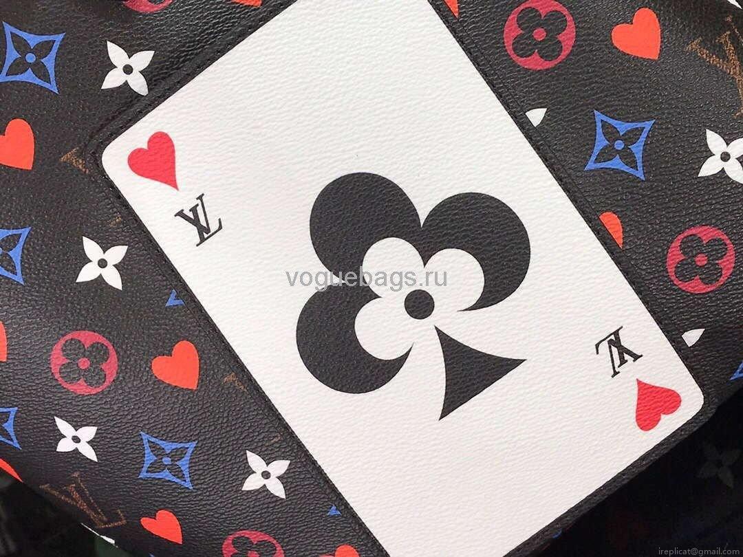 LV M57462 Louis Vuitton Game On Neverfull MM Monogram M57483 Bag Black