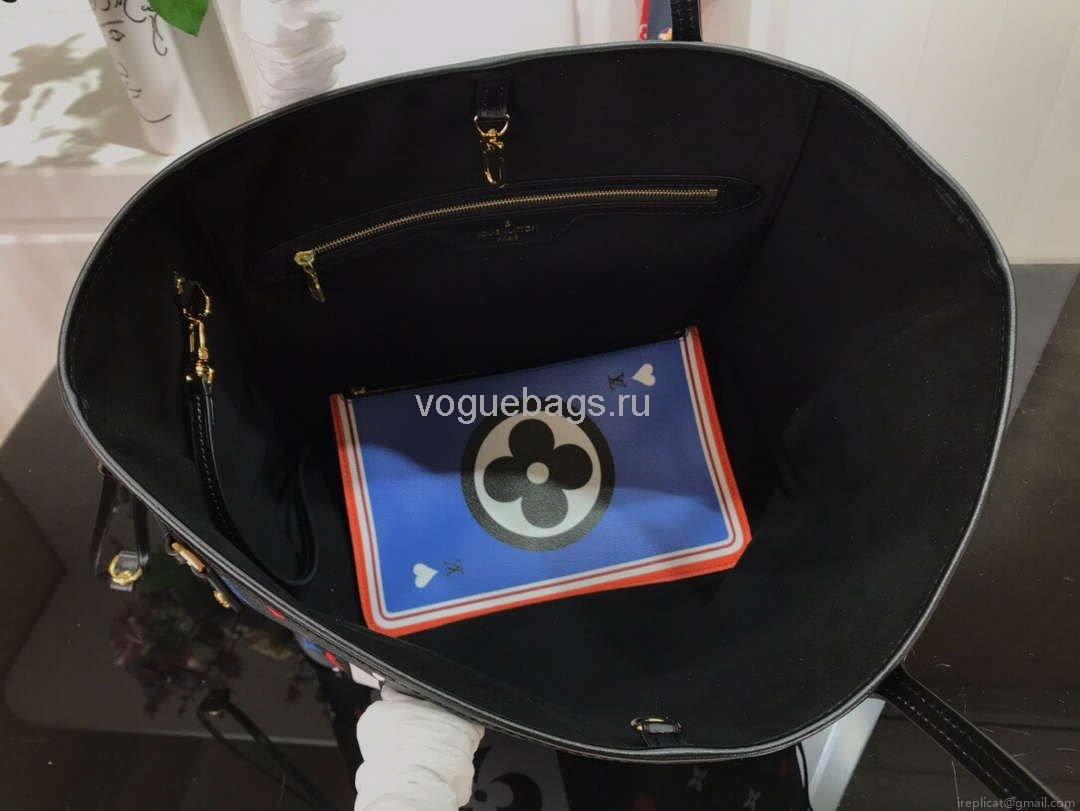 LV M57462 Louis Vuitton Game On Neverfull MM Monogram M57483 Bag Black
