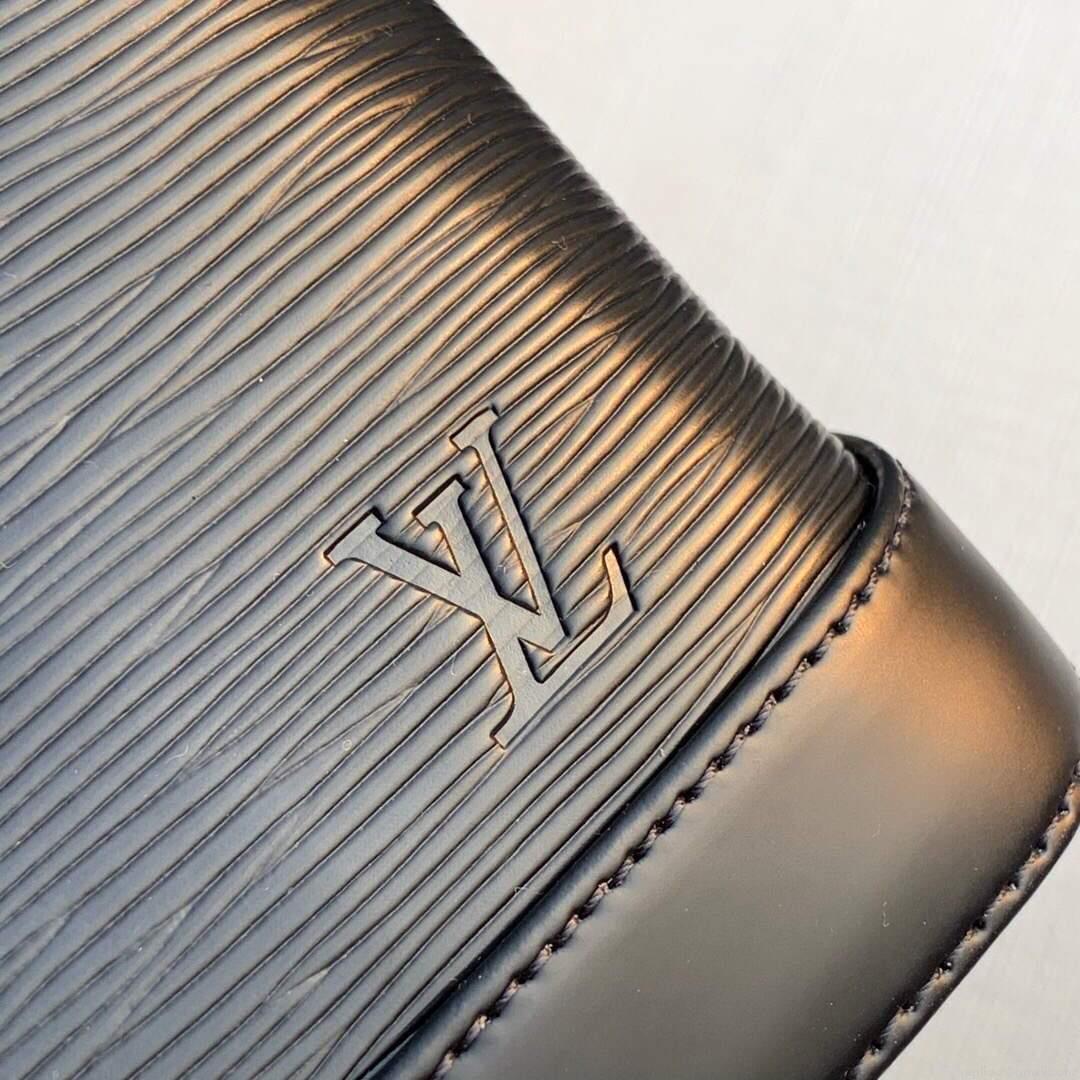 LV M57540 Louis Vuitton Alma BB Handbag Black