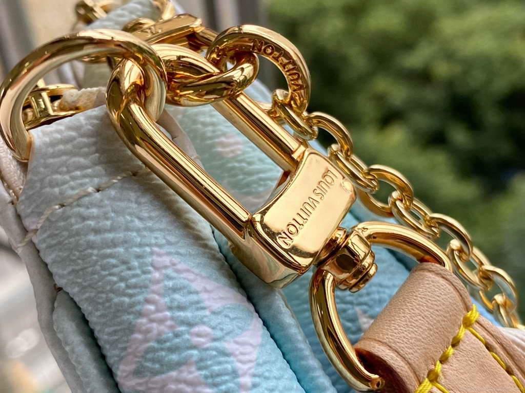 LV M57633 Louis Vuitton M57634 Multi Pochette Accessoires Bag Blue