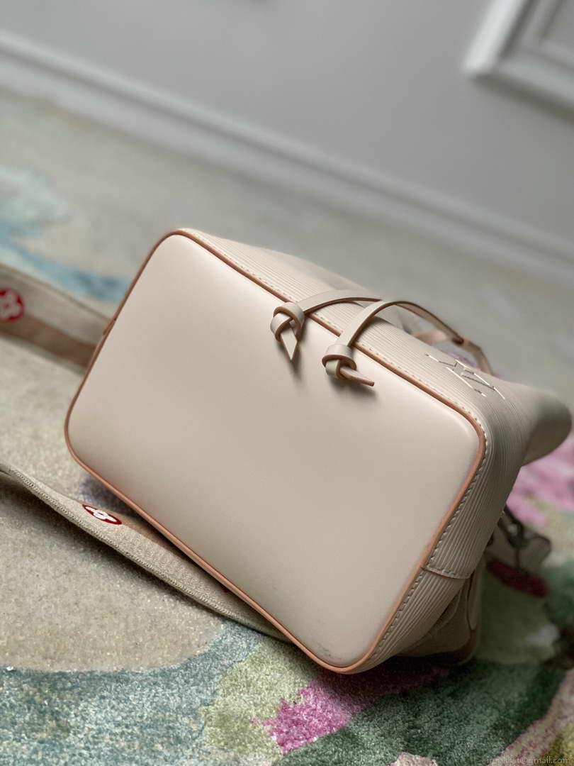 LV M57693 Louis Vuitton NéoNoé BB Bucket Bag M57706 M57691 Quartz White