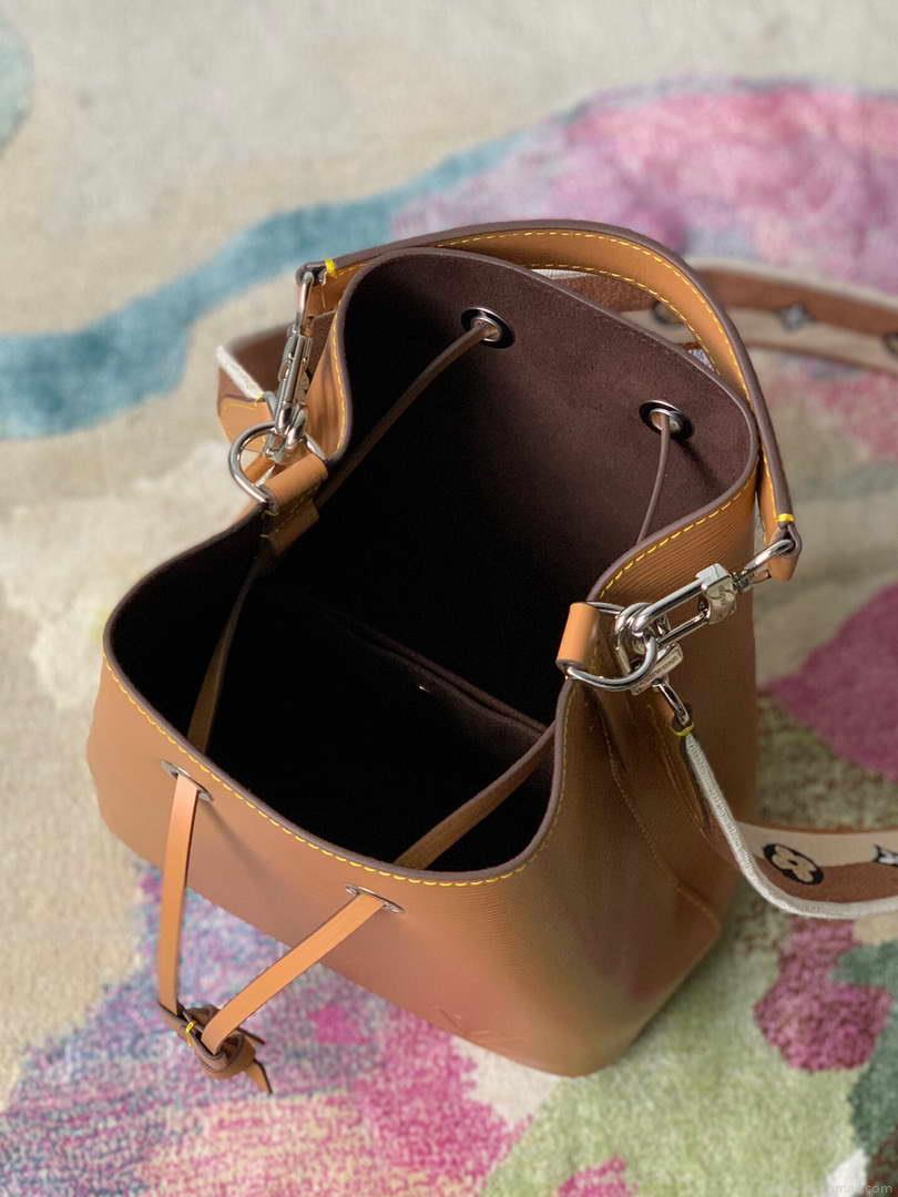LV M57706 Louis Vuitton NéoNoé BB Bucket Bag M57693 M57691 Honey Gold