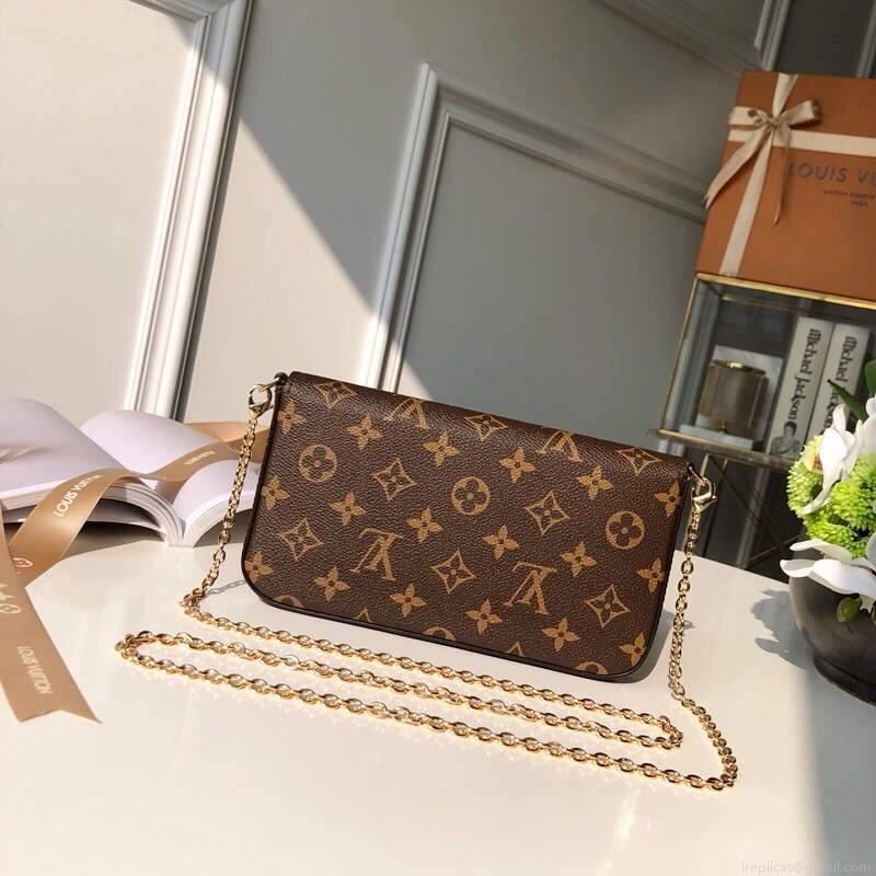 LV M61276 Louis Vuitton Felicie Pochette Bag Monogram