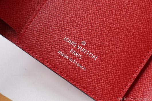 LV M64414 Louis Vuitton Twist Compact Wallet Epi Leather Red