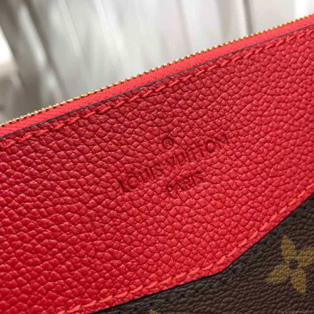 LV M64591 Louis Vuitton Daily Pouch Monogram Canvas Bag M62942 Red