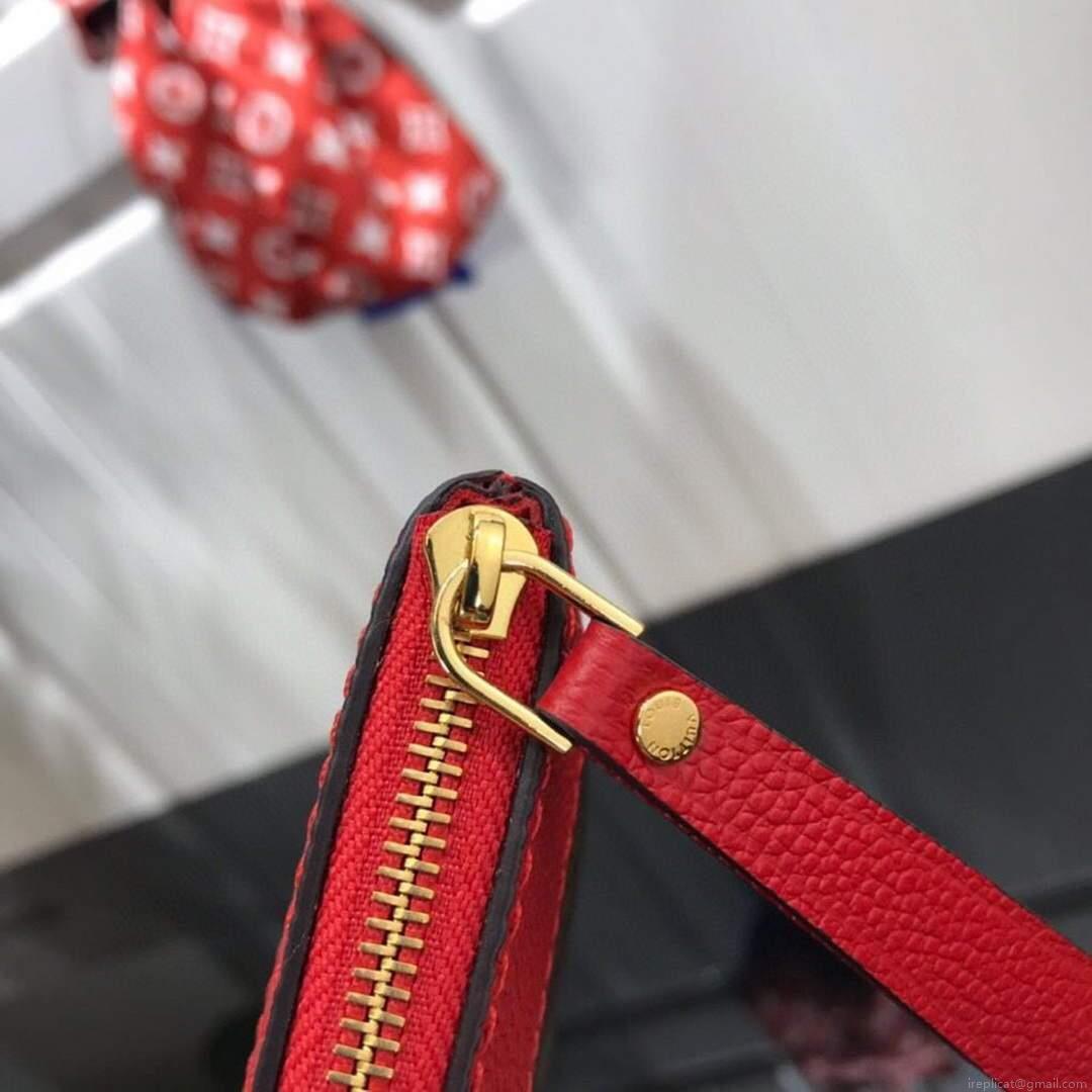 LV M64591 Louis Vuitton Daily Pouch Monogram Canvas Bag M62942 Red