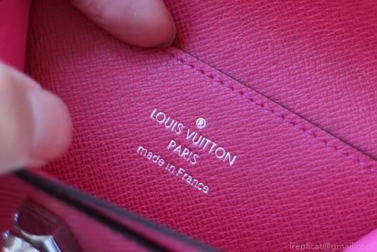 LV M68682 Louis Vuitton Twist Multicartes Wallet Epi Leather Plum