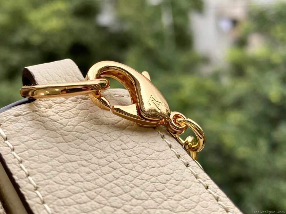 LV M80498 Louis Vuitton Félicie Pochette Bag Cream