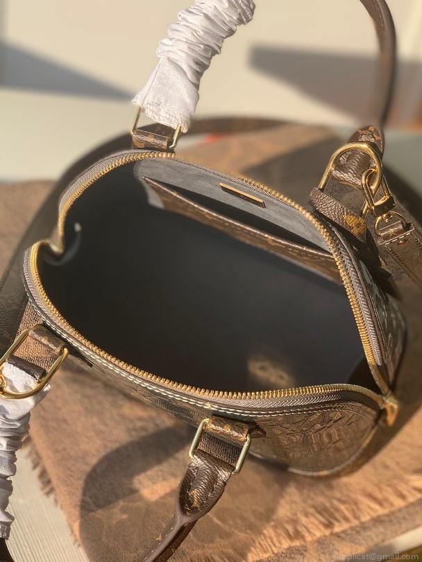 LV M90584 Louis Vuitton Alma BB Monogram Bag M90583 Silver