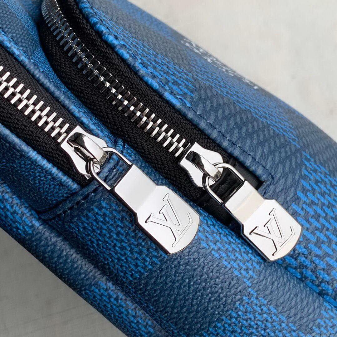 LV N40403 Louis Vuitton Avenue Sling Bag Men N41719 Backpacks Damier Graphite Blue