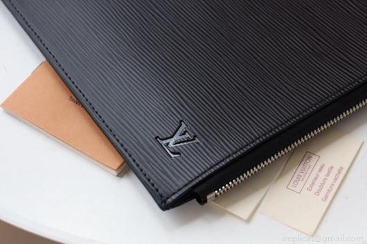 LV N41501 Louis Vuitton Pochette Joule GM Clutch Bag Black