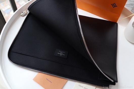 LV N41501 Louis Vuitton Pochette Joule GM Clutch Bag Black