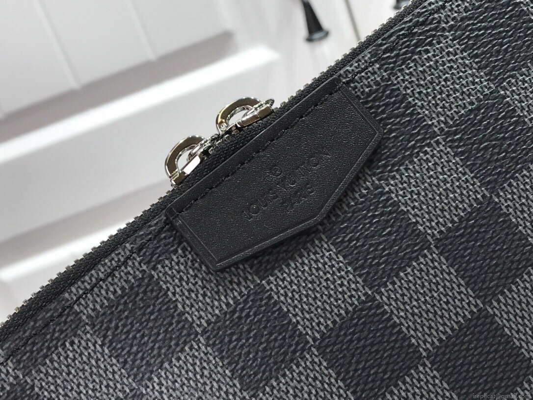 LV N60418 Louis Vuitton Alpha Wearable Wallet N60414 Damier Graphite