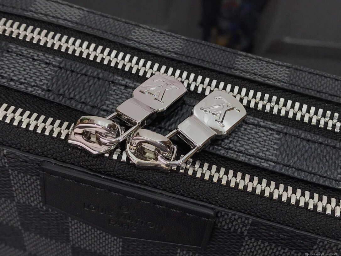 LV N60418 Louis Vuitton Alpha Wearable Wallet N60414 Damier Graphite