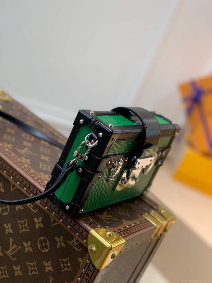 LV N93145 Louis Vuitton Petite Malle Bag N93144 Emeraude Green