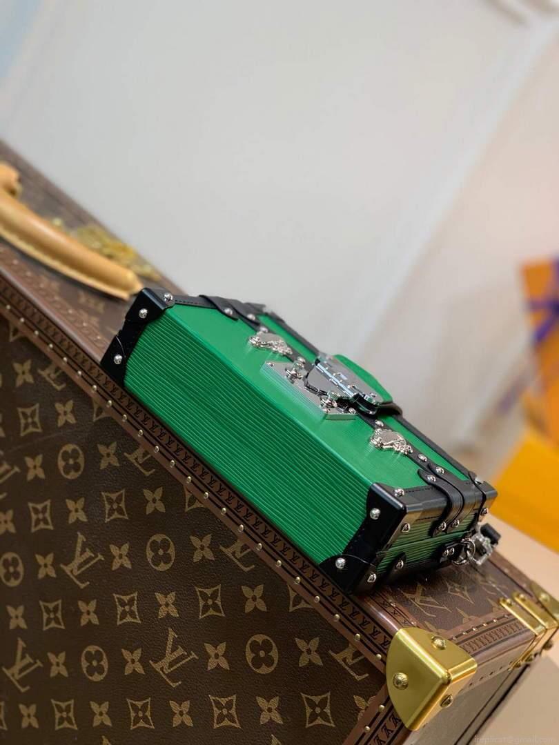 LV N93145 Louis Vuitton Petite Malle Bag N93144 Emeraude Green
