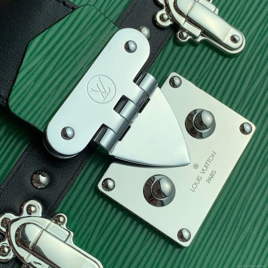 LV N93145 Louis Vuitton Petite Malle Bag N93144 Emeraude Green