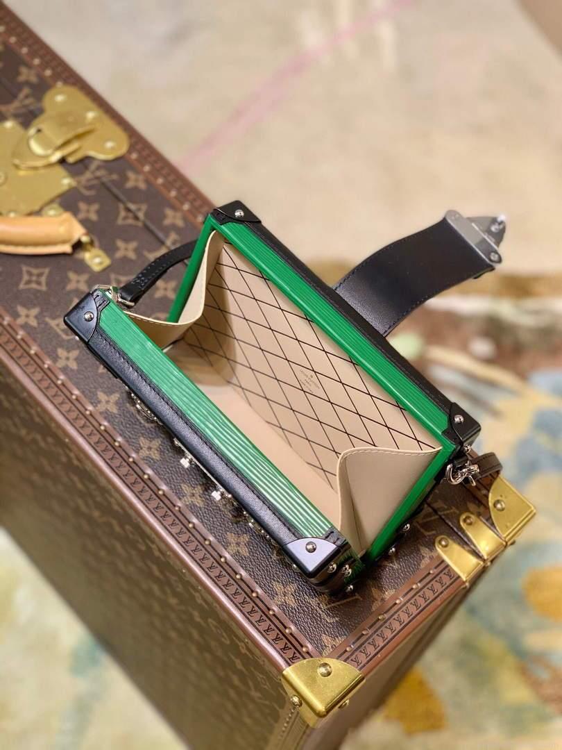 LV N93145 Louis Vuitton Petite Malle Bag N93144 Emeraude Green