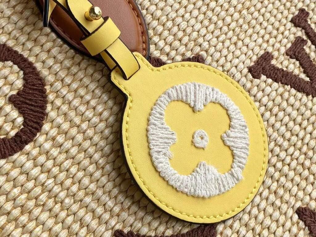 Louis Vuitton M57707 LV M57723 OnTheGo MM Tote Bag Tan