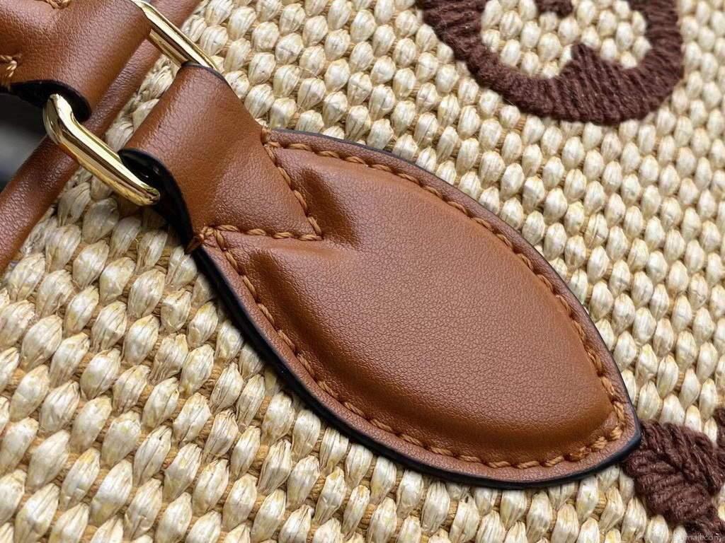 Louis Vuitton M57707 LV M57723 OnTheGo MM Tote Bag Tan