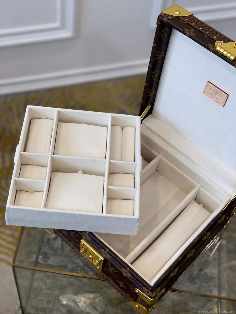 Louis Vuitton M13513 Jewelry Box Monogram LV M20040 White