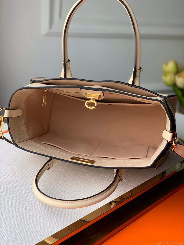 Louis Vuitton M53825 LV M53823 on My Side MM High end Leathers M55302 Bag Beige