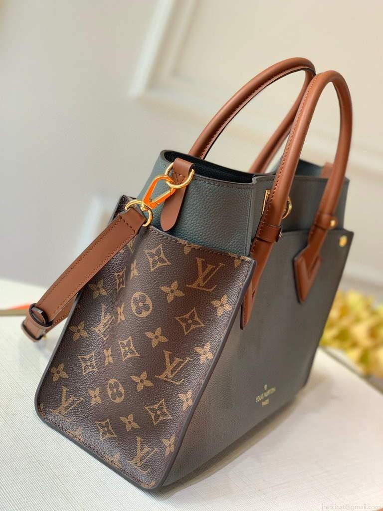 Louis Vuitton M55302 LV M53823 on my side MM M53825 High end Leathers Bag Gray