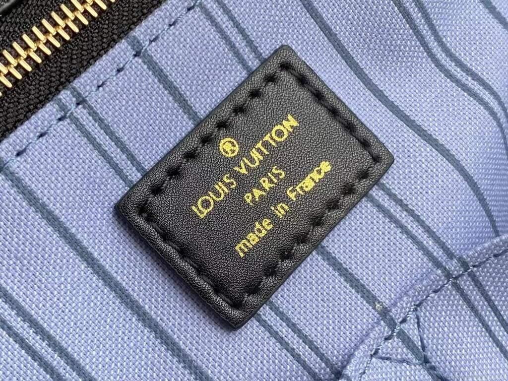 Louis Vuitton M57723 LV M57707 OnTheGo MM Tote Bag Blue