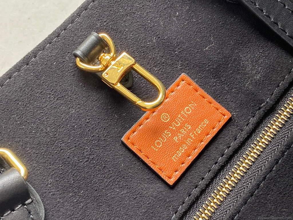 Louis Vuitton M58522 LV M58521 OnTheGo MM Monogram Empreinte Tote Bag Black