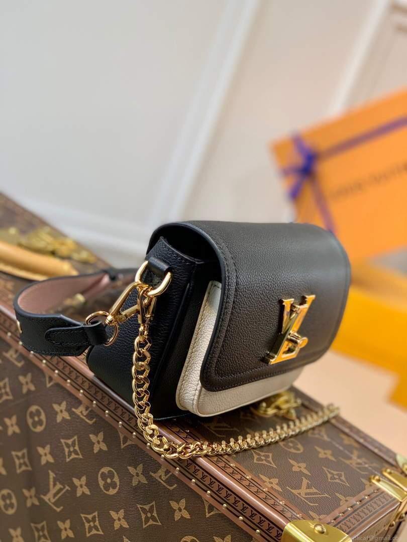 LV M58557 Louis Vuitton Lockme Tender Bag M58555 M58554 Black