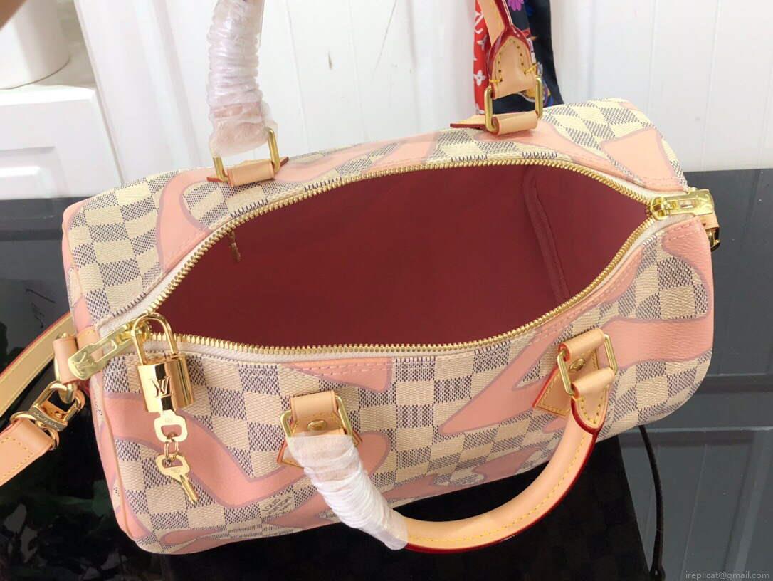 LV N41052 Louis Vuitton Speedy Bandoulière 30 Damier Azur