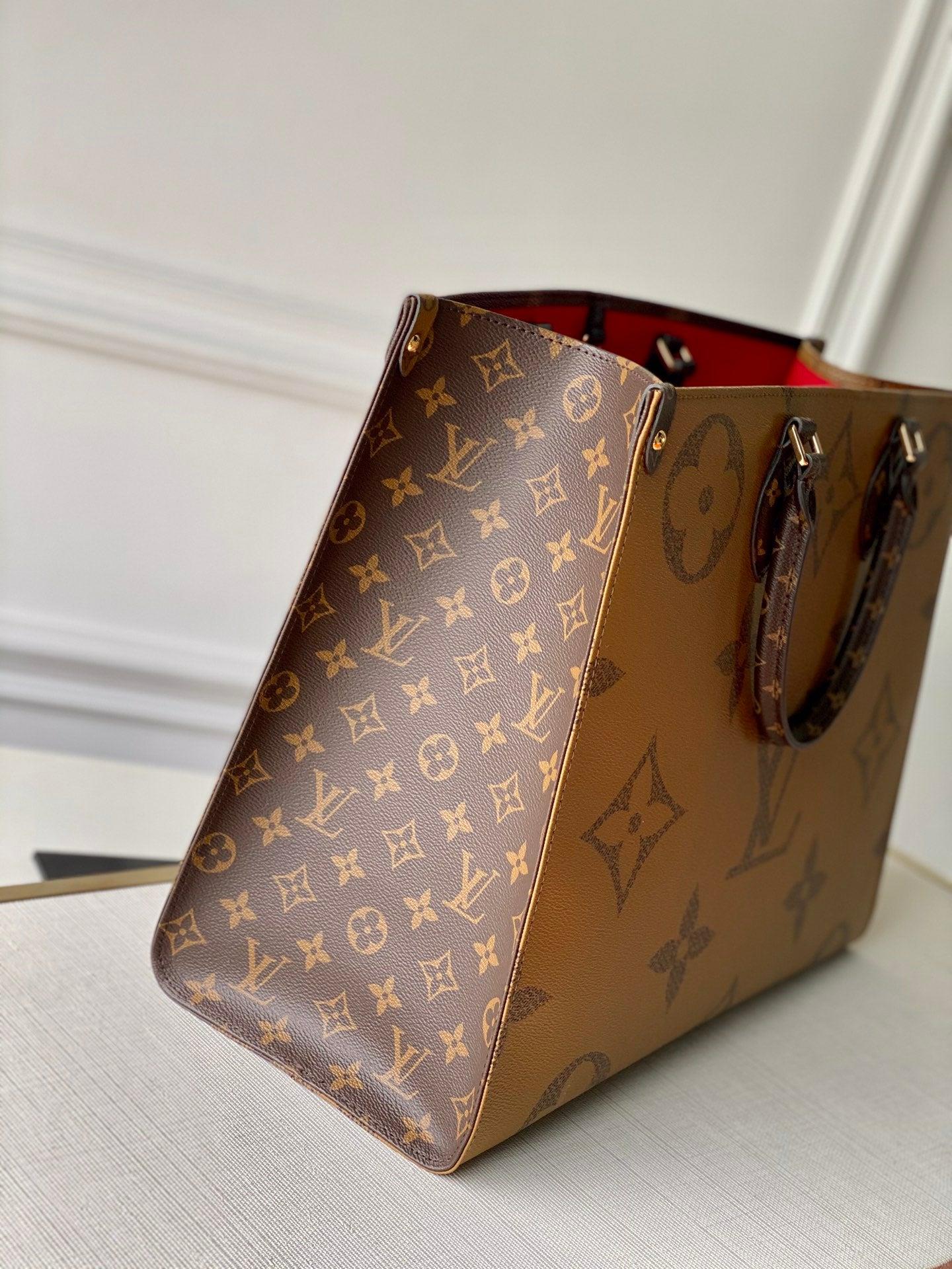 LV M45320 Louis Vuitton Onthego GM Bag M45321 Monogram and Monogram Reverse