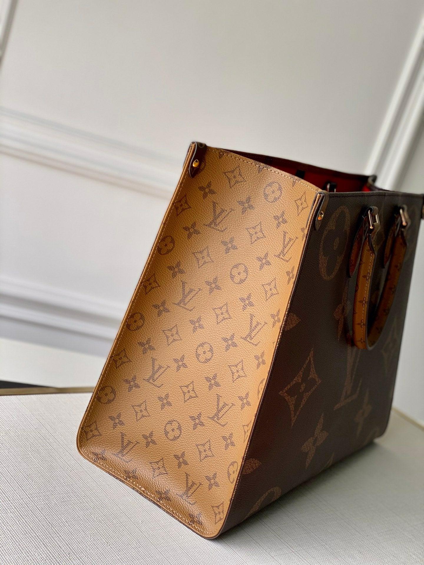 LV M45320 Louis Vuitton Onthego GM Bag M45321 Monogram and Monogram Reverse