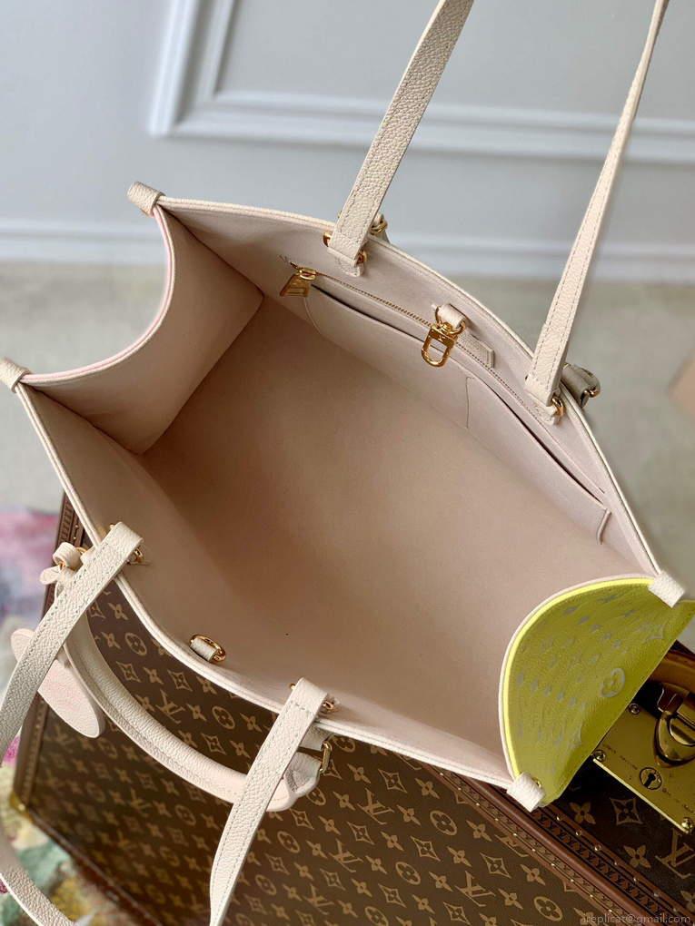 LV M46128 Louis Vuitton Onthego MM Tote Bag