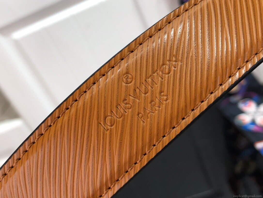 LV M59686 Louis Vuitton Twist MM Gold Miel Brown