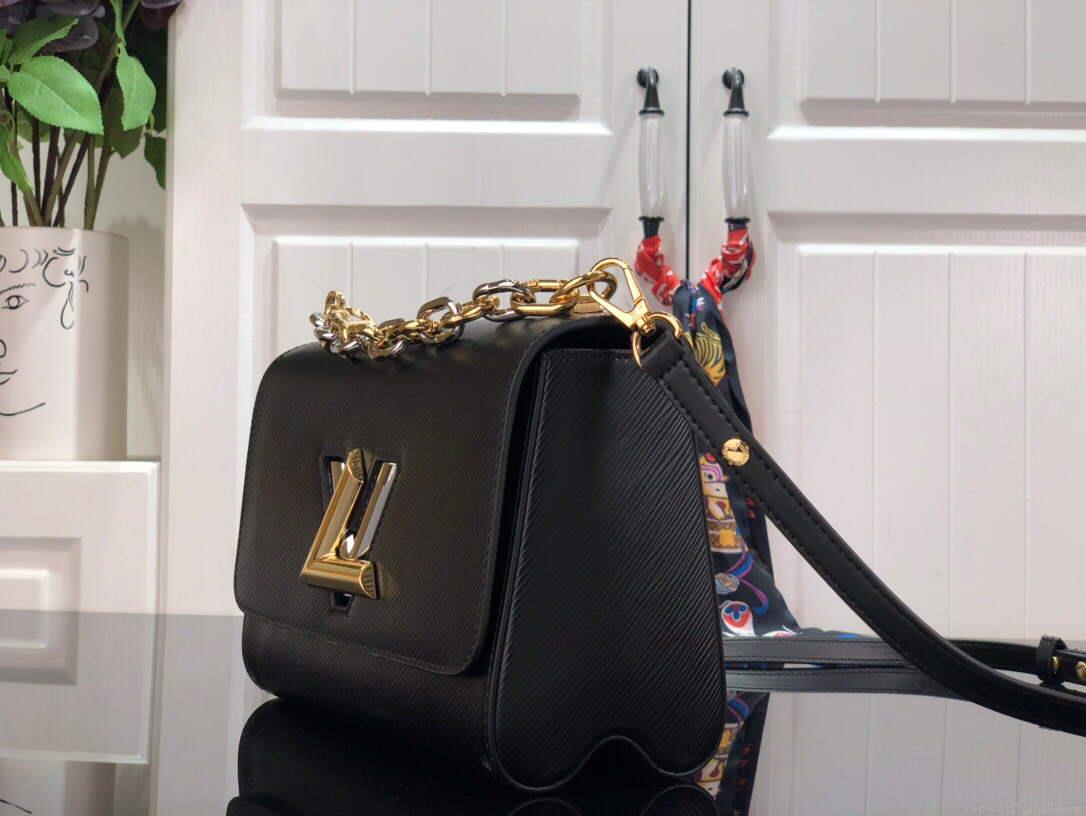 LV M59411 Louis Vuitton Twist MM Black