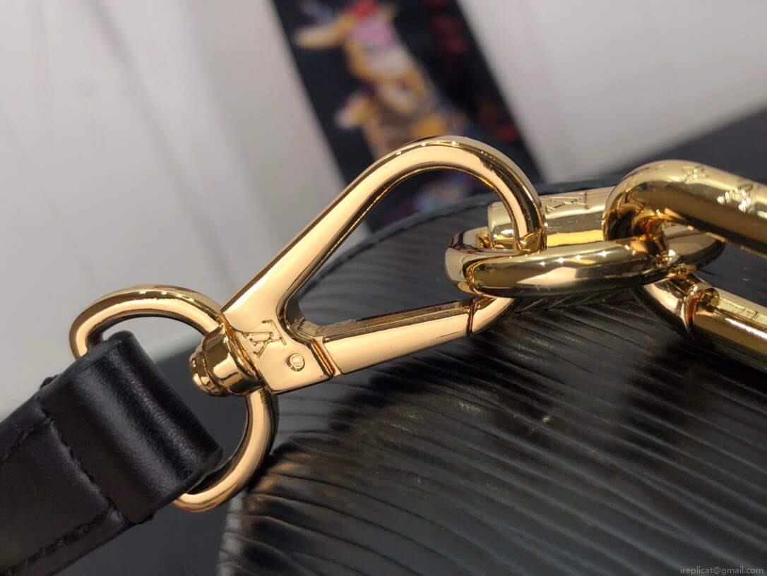LV M59411 Louis Vuitton Twist MM Black