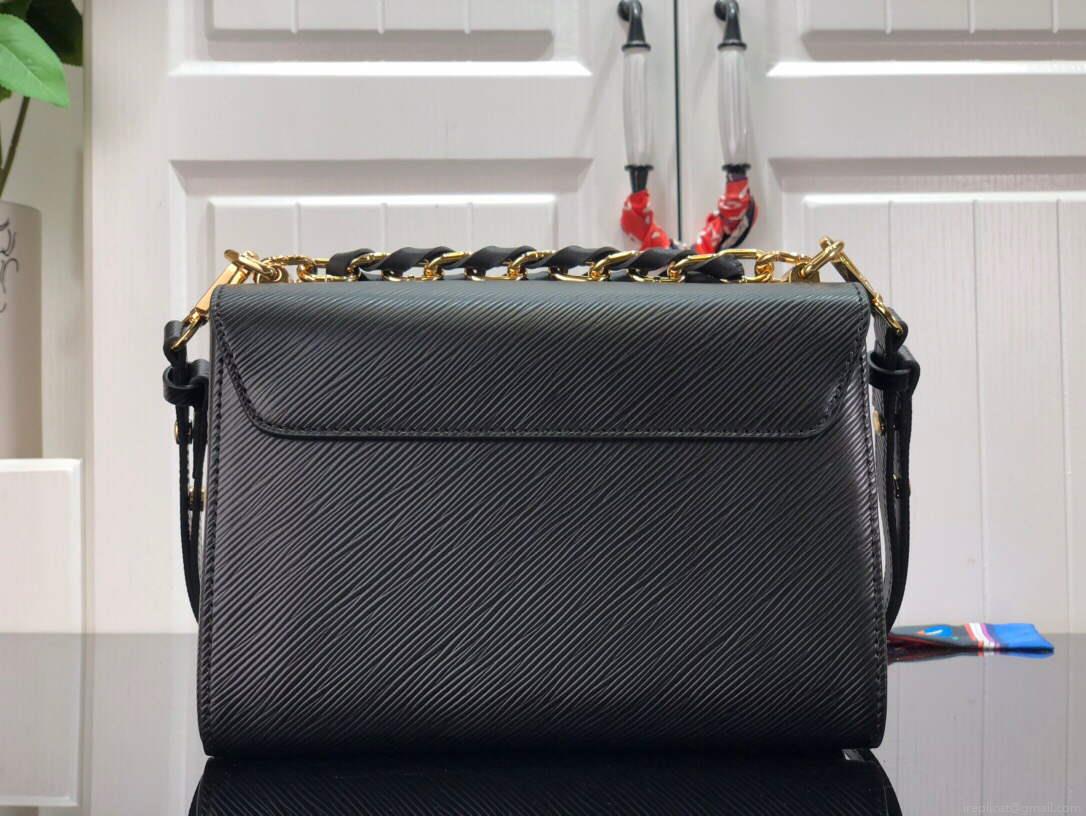 LV M53754 Louis Vuitton Twist MM Epi Grained Cowhide Leather Black