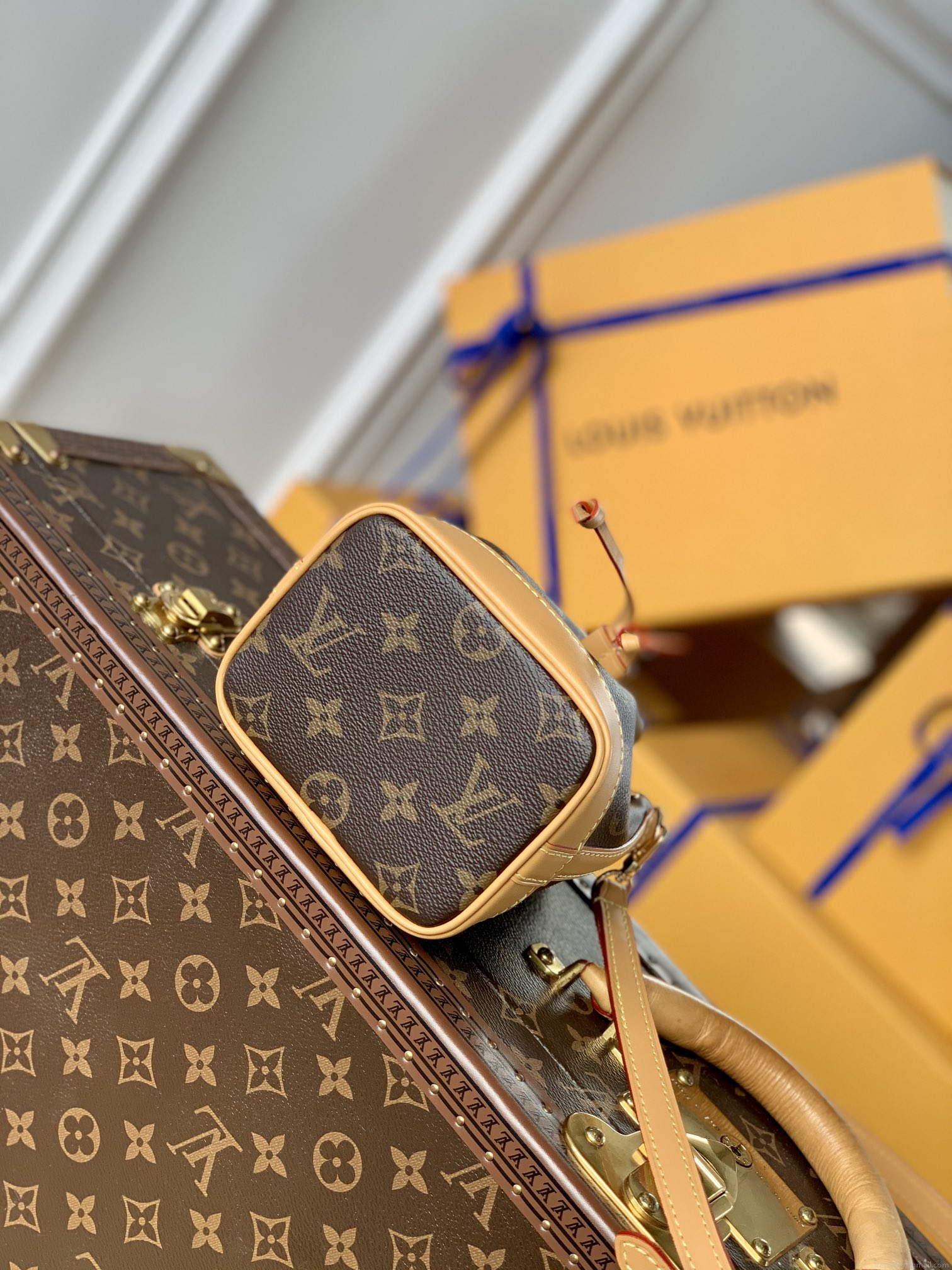 LV M81266 Louis Vuitton Nano Noe Monogram Bag